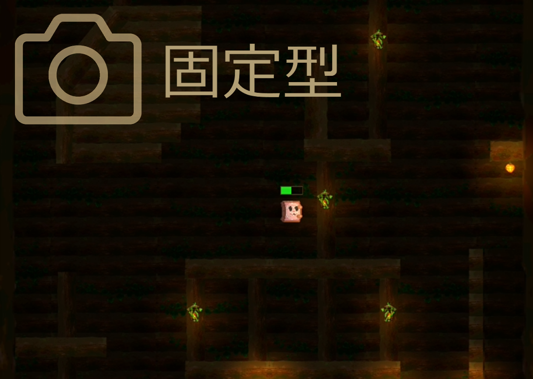 MAGIC TOWERの固定カメラ画面